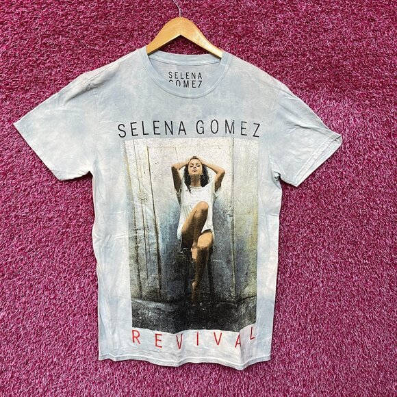 Selena Gomez Other - Selena Gomez Revival Blue White Tie Dye Tshirt size Large